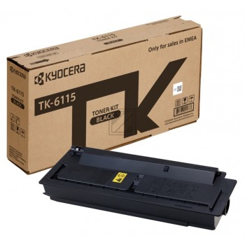 Original Kyocera TK6115 / 1T02P10NL0 Toner Schwarz