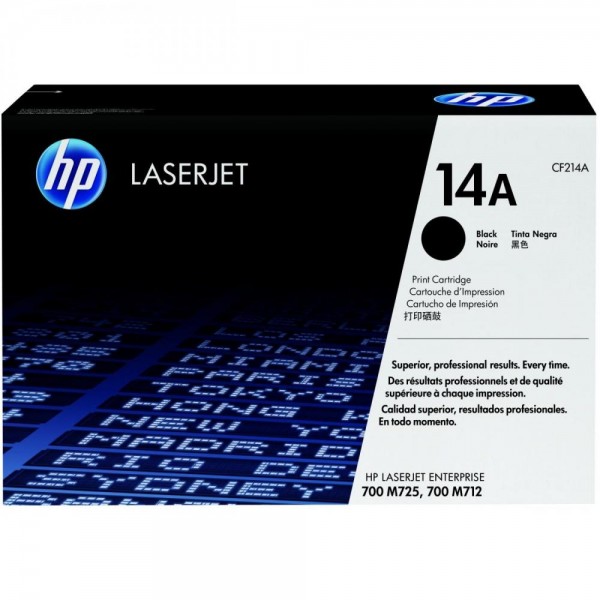 Original HP CF214A / 14A Toner Schwarz