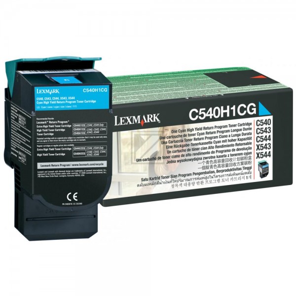 Original Lexmark C540H1CG Toner Cyan