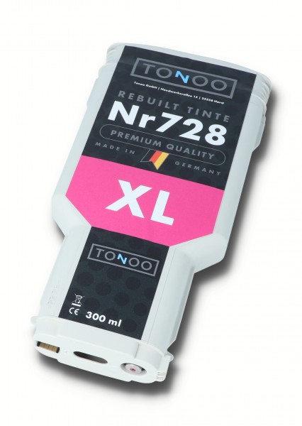 Tonoo® Tinte ersetzt HP 728 | F9K16A Magenta XL
