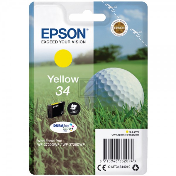 EPSON 34 / T3464 gelb Tintenpatrone
