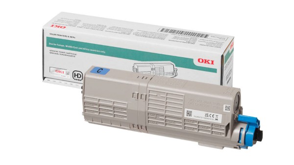 Original OKI 46490623 Toner Cyan