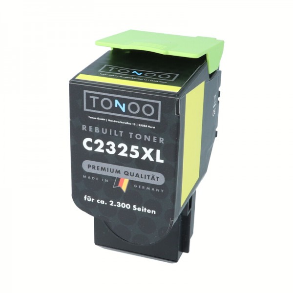 Tonoo® Toner ersetzt Lexmark C232HY0 Gelb XL