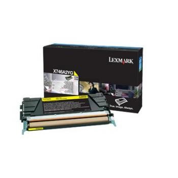 Original Lexmark X746A2YG Toner Gelb