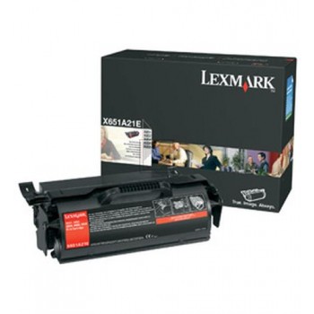 Original Lexmark X651A21E Toner Schwarz