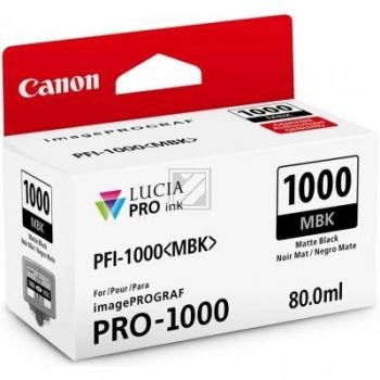 Canon PFI-1000 MBK mattschwarz Tintenpatrone