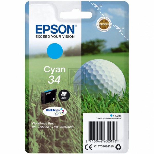 EPSON 34 / T3462 cyan Tintenpatrone