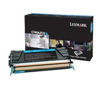 Original Lexmark C746A2CG Toner Cyan