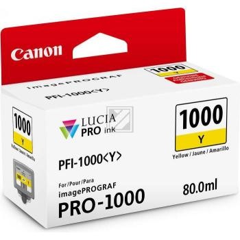 Canon PFI-1000 Y gelb Tintenpatrone