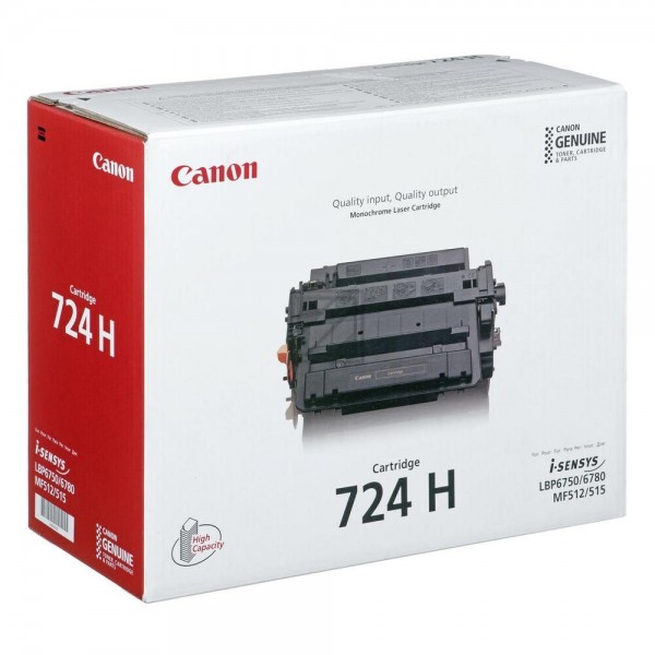 Canon 724H BK schwarz Toner