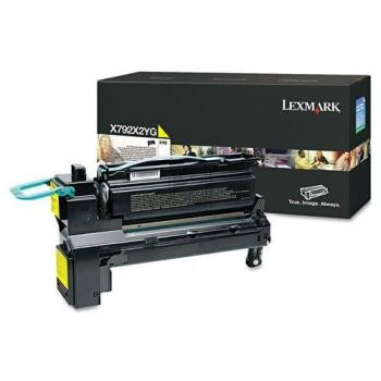 Original Lexmark X792X2YG Toner Gelb