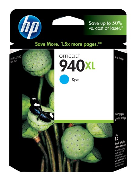 Original HP C4907AE | 940XL Tinte Cyan XL ( MHD Abgelaufen )