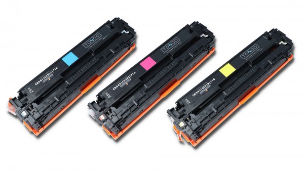 Tonoo® Toner ersetzt HP CF373AM | 125A C|M|Y Spar Set