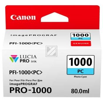 Canon PFI-1000 PC Foto cyan Tintenpatrone