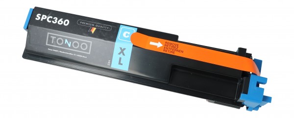 Tonoo® Toner ersetzt Ricoh Type SPC360HE | 408185 Cyan XL