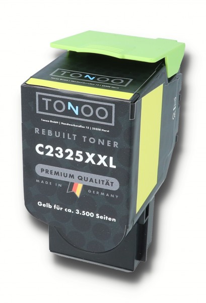 Tonoo® Toner ersetzt Lexmark C242XY0 Gelb XXL