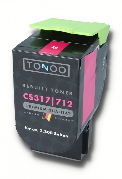 Tonoo® Toner für Lexmark CX517de | Magenta