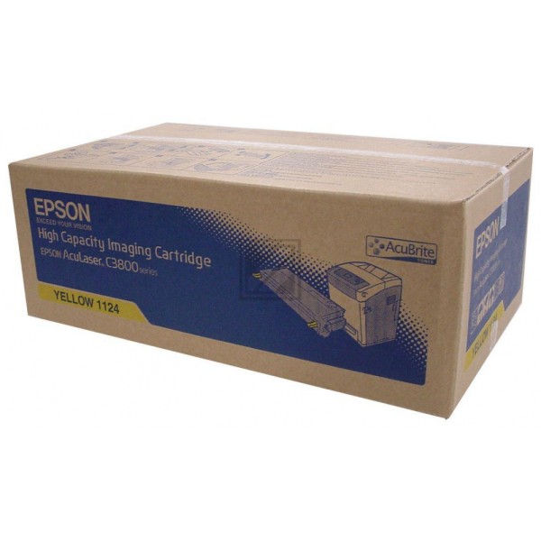 Original Epson C13S051124 Toner Gelb