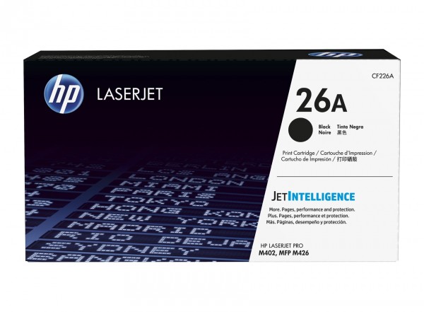 Original HP CF226A / 26A Toner Schwarz