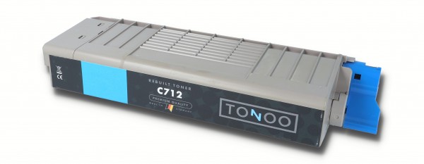 Tonoo® Toner ersetzt OKI C712 | C712dn | C712n | 46507615 Cyan