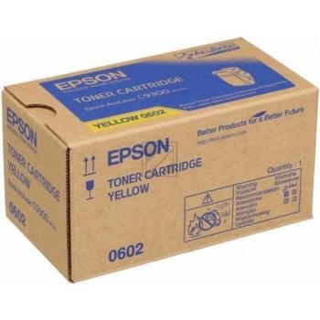 Original Epson C13S050602 Toner Gelb
