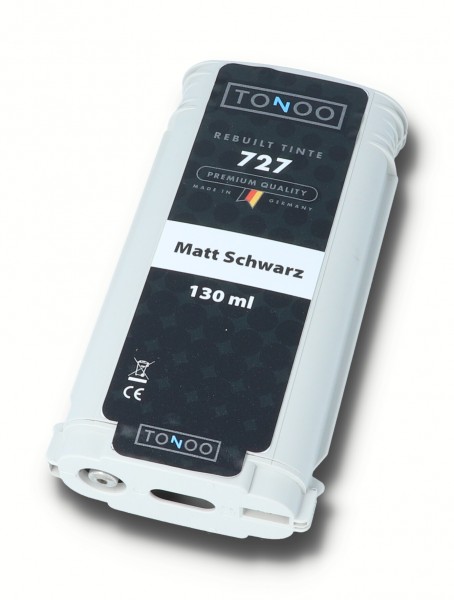 Tonoo® Tinte ersetzt HP B3P22A | 727 Matt Schwarz
