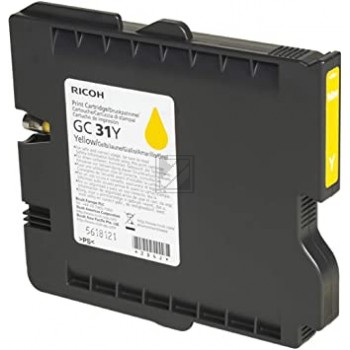 Original Ricoh Type GC31Y | 405691 Tinte Gelb