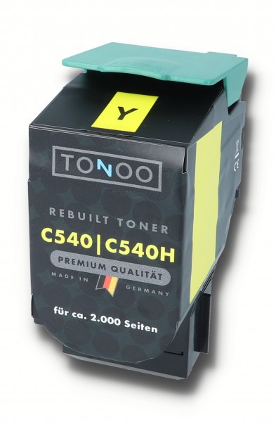 Tonoo® Toner ersetzt Lexmark C540H1YG Gelb XL