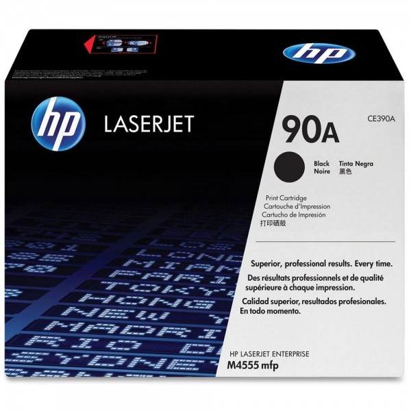 Original HP CE390A / 90A Toner Schwarz