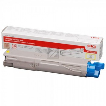 Original OKI 43459369 Toner Gelb