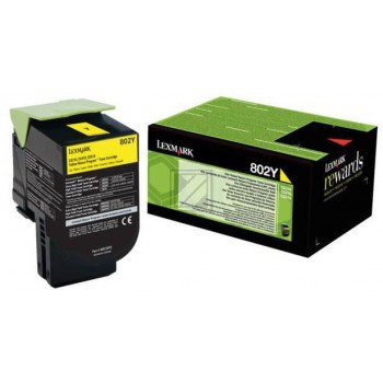 Original Lexmark 802YE | 80C20YE Toner Gelb