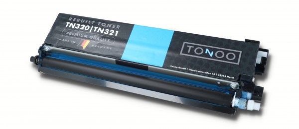 Tonoo® Toner ersetzt Brother TN321C Cyan
